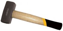 На фото Кувалда Sigma 800г деревянная ручка (дуб) (4311331)