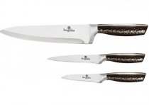 На фото Набор ножей Berlinger Haus Metallic Line Carbon Edition 3 предмета BH-2465
